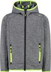 CMP Strickfleece Kinder - titanio-yellow fluo