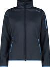 CMP Fleecejacke Damen - black blue-niagara