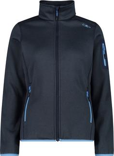 CMP WOMAN JACKET Fleecejacke Damen black blue-niagara