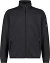 CMP Strickfleece Herren - nero-graffite