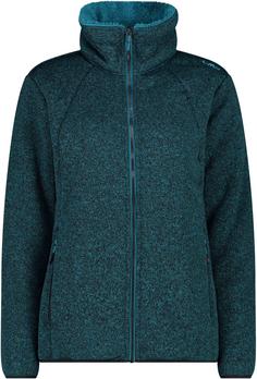 CMP Strickfleece Damen teal-antracite