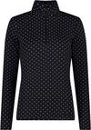 CMP Skishirt Damen - nero-bianco