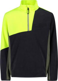 CMP Fleeceshirt Kinder antracite-yellow fluo