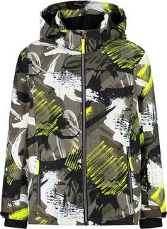 CMP Skijacke Kinder olive-yellow fluo