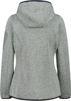 Rückansicht von CMP Strickfleece Damen mineral-antracite