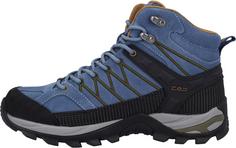 Rückansicht von CMP Rigel Mid WP Wanderschuhe Herren bluestone-rubber