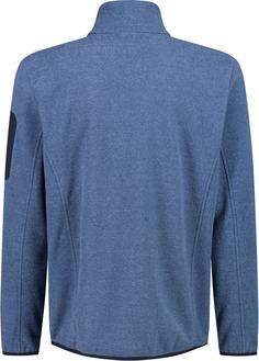 Rückansicht von CMP Fleecejacke Herren bluestone-black blue