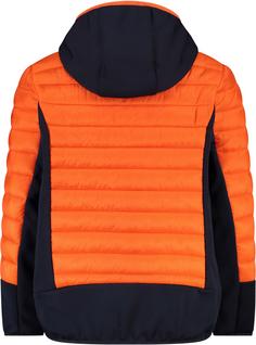 Rückansicht von CMP Outdoorjacke Kinder arancio