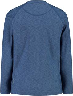 Rückansicht von CMP Langarmshirt Kinder bluestone melange