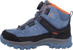 Rückansicht von CMP KIRUNA MID FITGO Wanderschuhe Kinder bluestone-arancio