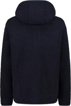 Rückansicht von CMP Fleecejacke Damen black blue