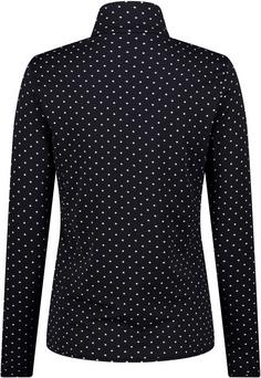 Rückansicht von CMP Skishirt Damen nero-bianco