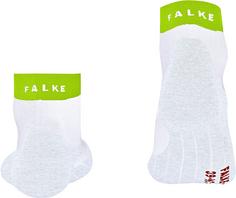 Rückansicht von Falke RU4 Short Laufsocken Herren white