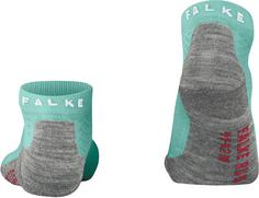 Rückansicht von Falke RU5 Race Short Laufsocken Damen jade