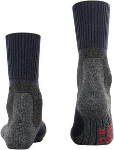 Rückansicht von Falke TK1 Adventure Wandersocken Herren marine