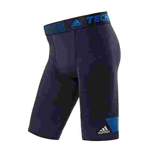 adidas TechFit Cool Tights Herren schwarzblau adidas TechFit Cool Tights Herren schwarzblau