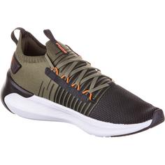 Rückansicht von PUMA Softride Symmetry Fuzion Fitnessschuhe Herren olive-black-flame flicker