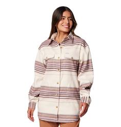 Rückansicht von Columbia Calicon Basin Outdoorhemd Damen chalk vista stripe