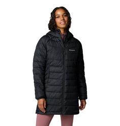 Rückansicht von Columbia Powder Lite II Steppmantel Damen black