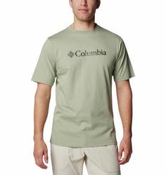 Rückansicht von Columbia Basic Logo T-Shirt Herren safari