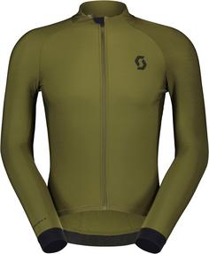 SCOTT RC Pro Warm Fahrradtrikot Herren fir green