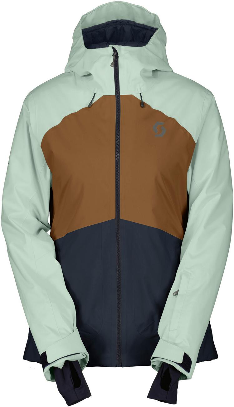 SCOTT SCOTT Ultimate Dryo Skijacke Damen - fresh green-bread brown - 0 | SportScheck