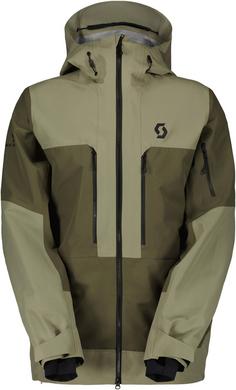 SCOTT Vertic Ripstop 3L Skijacke Herren dust grey-douglas green