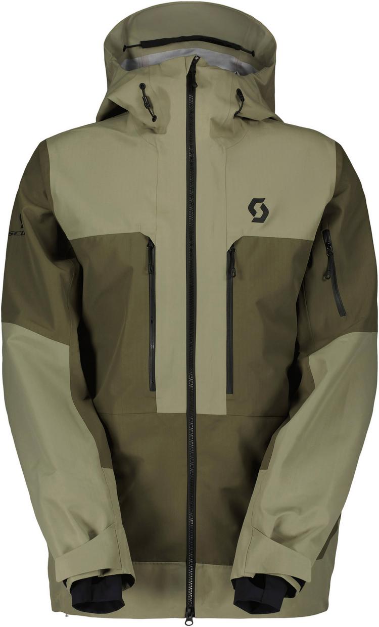 SCOTT SCOTT Vertic Ripstop 3L Skijacke Herren - dust grey-douglas green - 0 | SportScheck