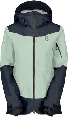 SCOTT Vertic Ripstop 3L Skijacke Damen dark blue-fresh green