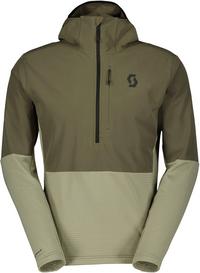 SCOTT Defined Tech Hybrid Fleeceshirt Herren - douglas green-dust grey