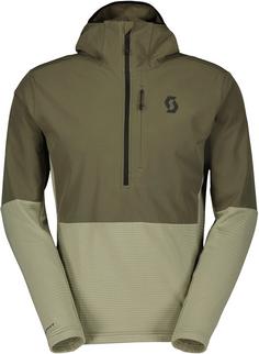 SCOTT Defined Tech Hybrid Fleeceshirt Herren douglas green-dust grey