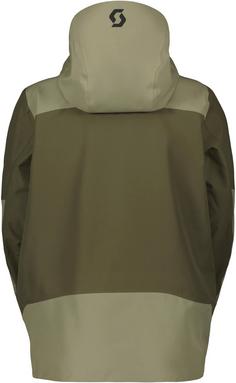 Rückansicht von SCOTT Vertic Ripstop 3L Skijacke Herren dust grey-douglas green