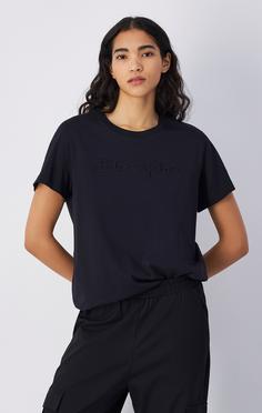 Rückansicht von CHAMPION Legacy T-Shirt Damen black beauty