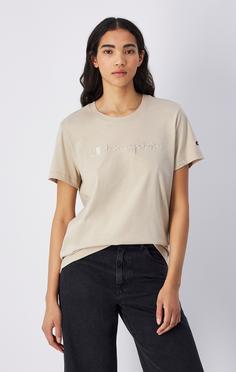 Rückansicht von CHAMPION Legacy T-Shirt Damen oxford tan