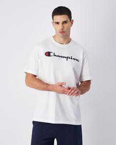 Rückansicht von CHAMPION Legacy T-Shirt Herren white