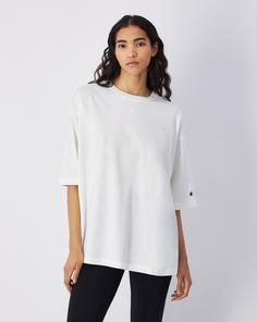 Rückansicht von CHAMPION Legacy Oversize Shirt Damen marshmallow