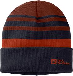 Jack Wolfskin STRIPY Beanie Kinder night blue