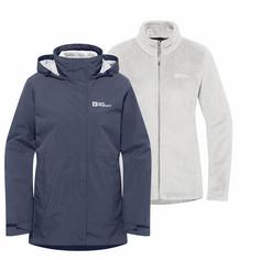 Jack Wolfskin ROTWAND Doppeljacke Damen graphite