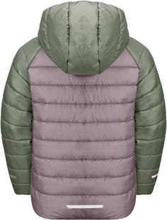 Rückansicht von Jack Wolfskin ZENON Steppjacke Kinder wild blossom