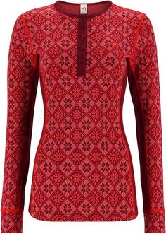 Kari Traa Merino Rose Funktionsshirt Damen burgundy red