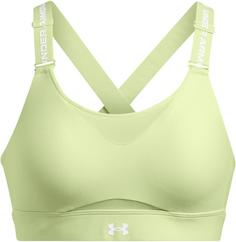 Under Armour Infinitgy HIgh Sport-BH Damen green