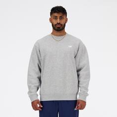 Rückansicht von NEW BALANCE Essentials Sweatshirt Herren athletic grey