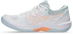 Rückansicht von ASICS BEYOND FF Hallenschuhe Damen white-bright sunstone