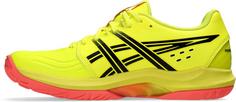 Rückansicht von ASICS POWERBREAK FF Hallenschuhe Herren safety yellow-black