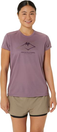 Rückansicht von ASICS FUJITRAIL Funktionsshirt Damen dusty mauve