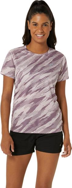 Rückansicht von ASICS CORE Funktionsshirt Damen dusty mauve watershed rose