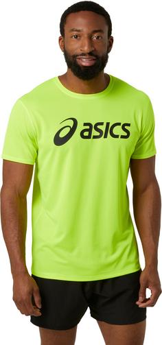 Rückansicht von ASICS CORE Funktionsshirt Herren safety yellow performance black