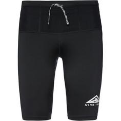 Nike DF Trail Lauftights Herren black-white