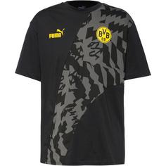 PUMA Borussia Dortmund Fanshirt Herren puma black-shadow gray