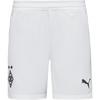PUMA Borussia M&ouml;nchengladbach 24-25 Heim Fu&szlig;ballshorts Kinder - puma white-puma black